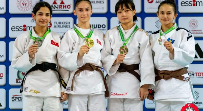 Konyalı Fatma Zehra Meki, Antalya'da Judo Avrupa Kupası'nda Şampiyon Oldu