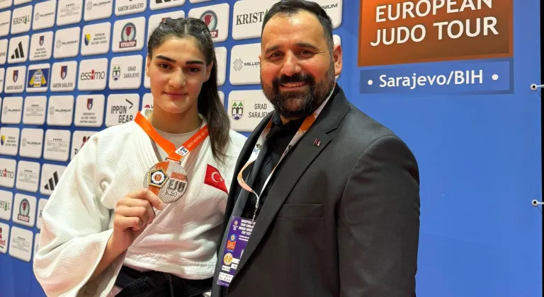 Konyalı Judocu Sinem Oruç Gençler Avrupa Judo Kupası'nda Bronz Madalya Kazandı