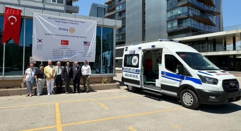 Küresel Barış Projesi Kapsamında Türkiye'ye Ambulans Bağışı