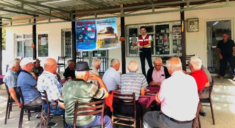 Lalapaşa köylerinde siber dolandırıcılığa karşı bilinçlendirme kampanyası başlatıldı