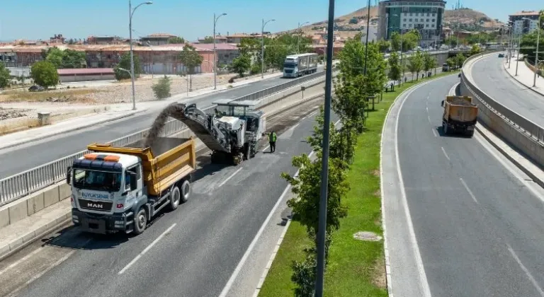 Malatya Çevreyolu Yenileme Çalışmaları Hız Kazandı