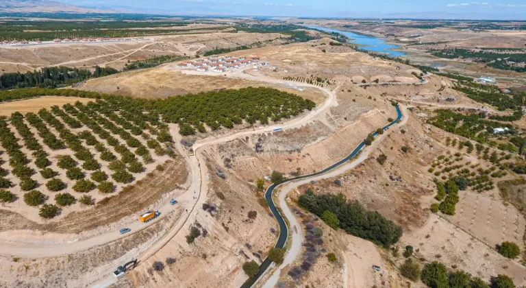 Malatya kırsalına MASKİ'nin altyapısı sürüyor... Depremler sonrası altyapı yenileniyor