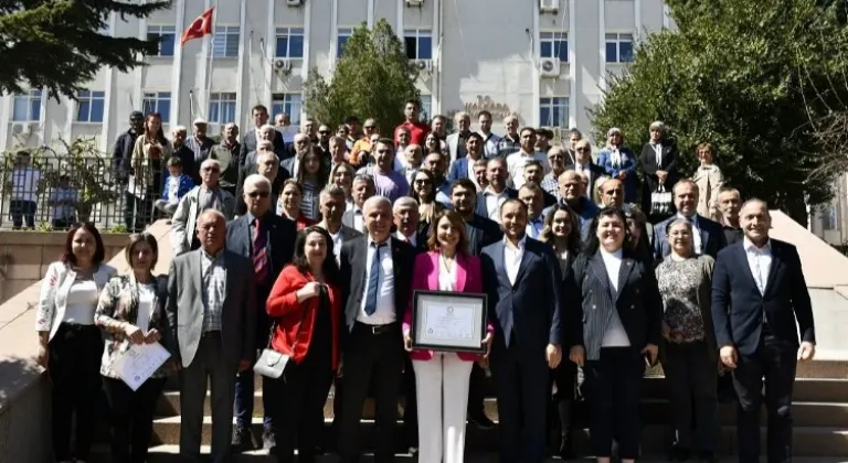 Malkara'da Nergiz Karaağaçlı Öztürk Mabatasını Aldı