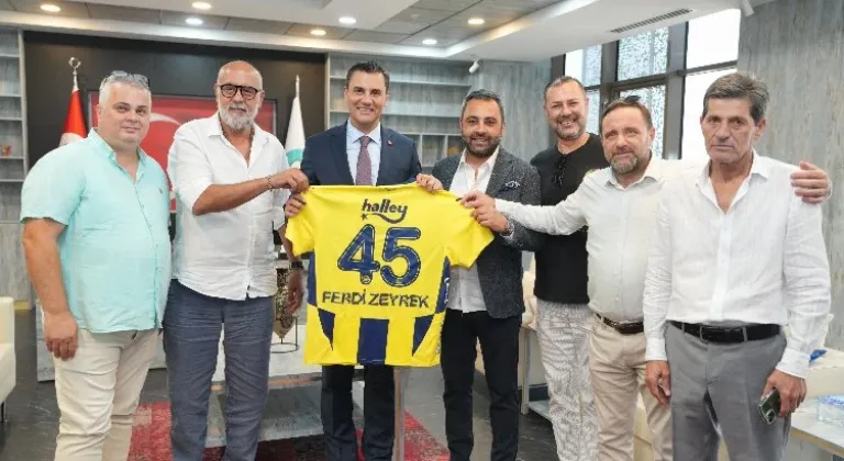 Manisa Büyükşehir Belediye Başkanı Zeyrek, Fenerbahçe Taraftar Dernekleri Başkanlarını Ziyaret Etti