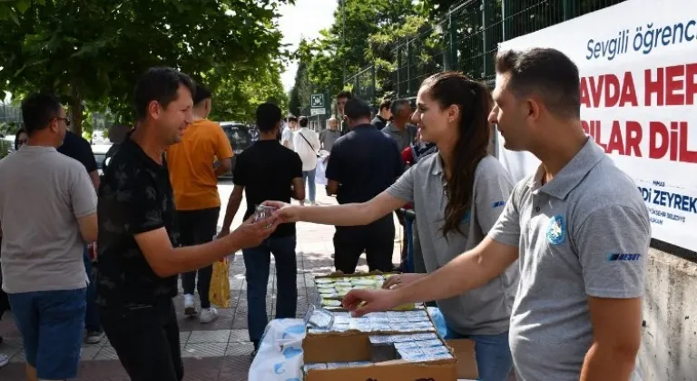 Manisa Büyükşehir öğrencileri yalnız bırakmadı