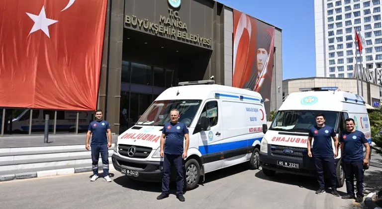 Manisa Büyükşehir'den hasta nakil ambulansı hizmeti