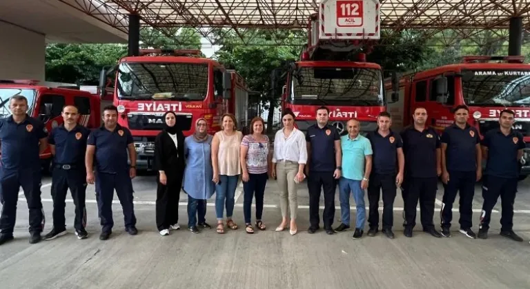 Manisa İtfaiyecilere Hayati İlk Yardım Eğitimi Verildi