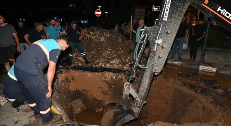 Manisa Şehzadeler İlçesi'nde Gece Boyunca Devam Eden Arıza Giderildi