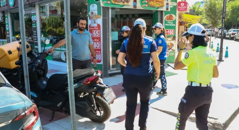 Manisa'da Zabıta Ekipleri Kaldırım İşgali Denetiminde Sıkı Takipte