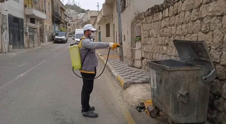 Mardin'de ilaçlama çalışmaları sürüyor 