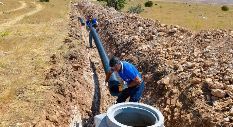 MASKİ'den Yazıhan Çivril'e 6 bin metre altyapı