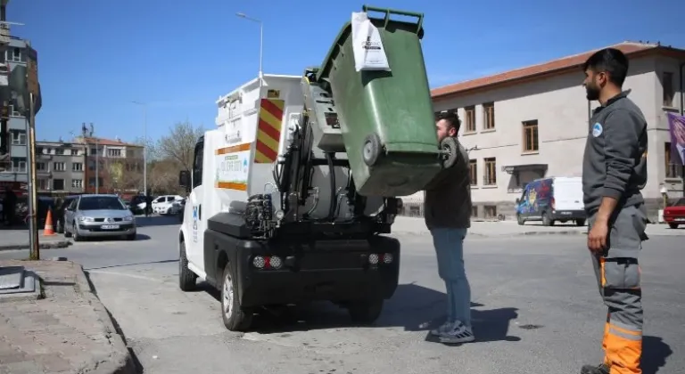 Melikgazi Belediyesi, AB Fonu desteğiyle elektrikli çöp toplama aracı satın aldı