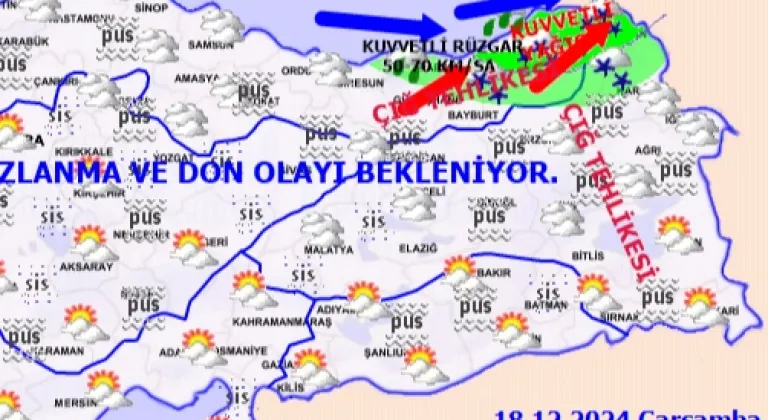 Meteoroloji'den Doğu'ya Hava Uyarısı: Kuvvetli Yağmur ve Kar Yağışı Bekleniyor!