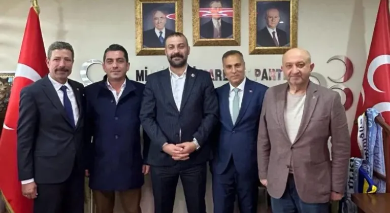 MHP Keşan'dan İl Başkanı Emre Tokluoğlu'na ziyaret