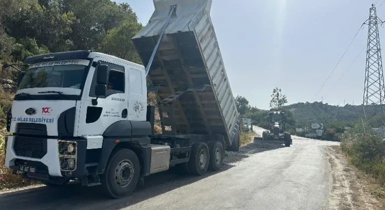 Milas Belediyesi ilçemizin farklı bölgelerinde yoğun çalışmalarını sürdürüyor