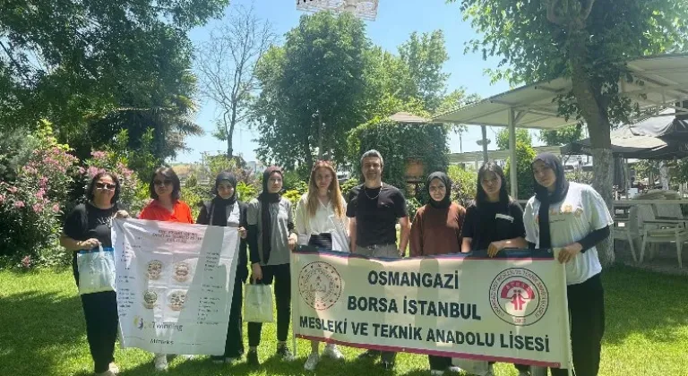 Minteks'e e-twinning projesi kapsamında ziyaret