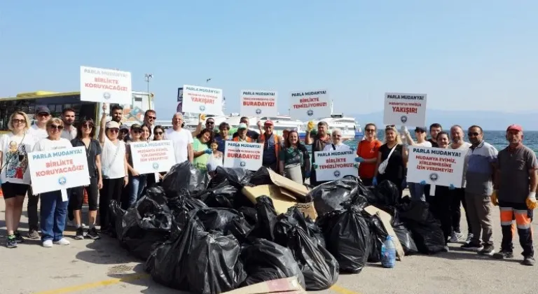 Mudanya sahilleri temizlik seferberliğiyle parıldıyor!