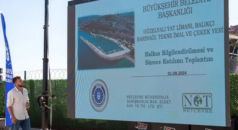 Mudanya'da Güzelyalı Marina Projesi Halkın Görüşleriyle Şekillenecek