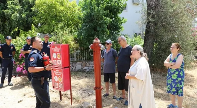 Muğla İtfaiyesi'nden Şövalye'ye Acil Müdahale Eğitimi