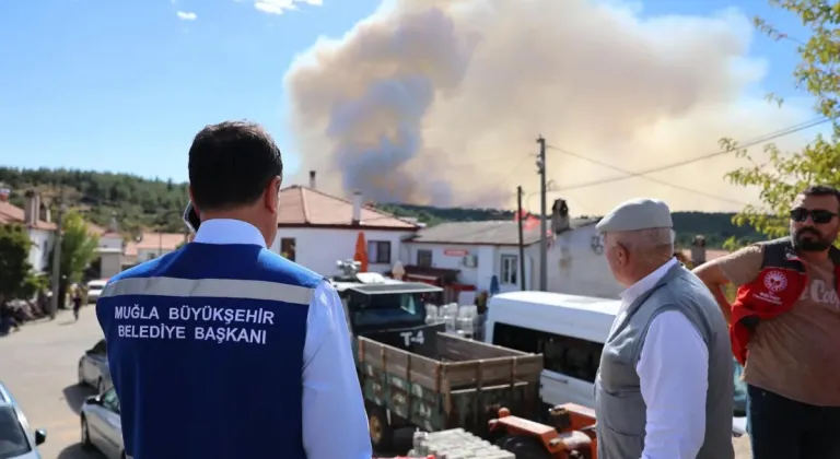 Muğla'daki orman yangınlarına müdahale sürüyor