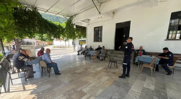 Muğla'nın kırsal mahallelerine yangın eğitimi