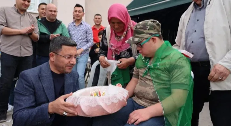 Nevşehir Belediyesi'nden Yusuf Tosun'a asker eğlencesi