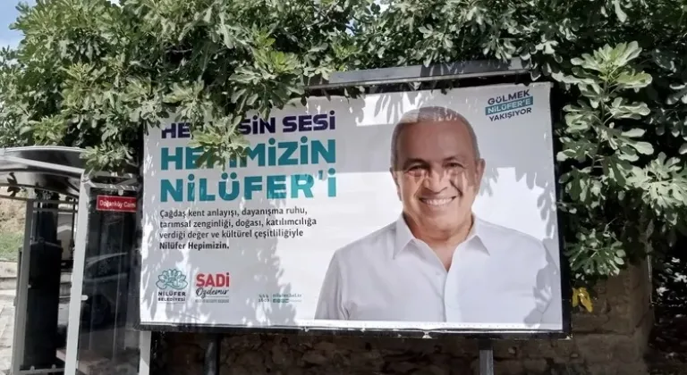 Nilüfer'in yeni sloganı billboardlarda yerini aldı