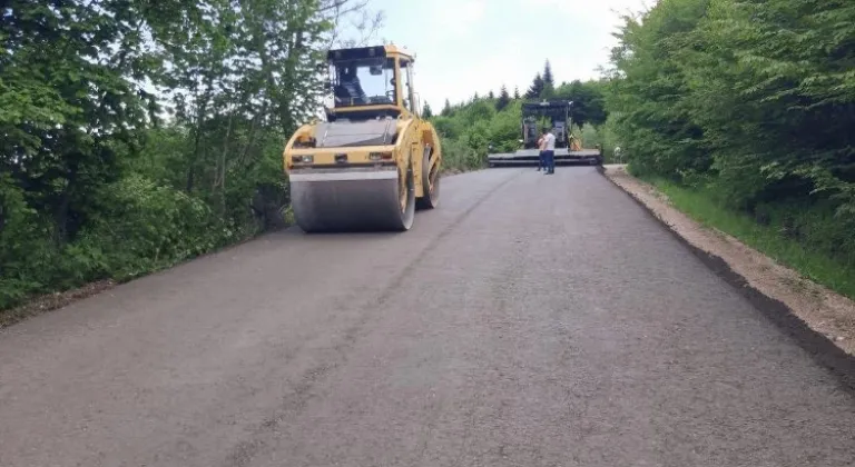 Ordu'da asfalt işlerine devam