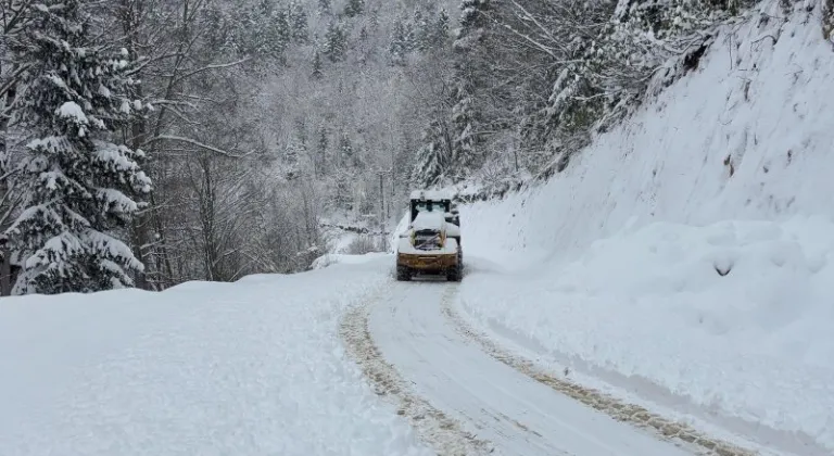 Ordu'da Kar Kalınlığı 60 cm'ye Ulaştı