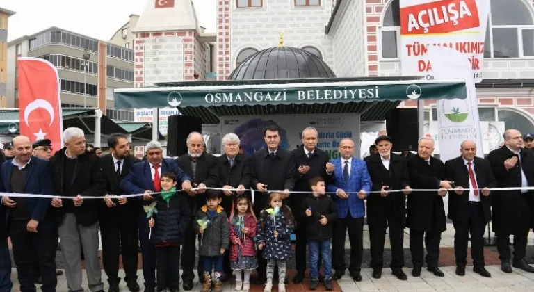 Osmangazi Belediyesi Güneştepe Mahallesi'nde Siteler İsmail Çolpan Cami ve Kuran Kursu Hizmete Açıldı