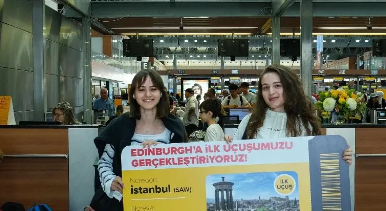 Pegasus Hava Yolları İstanbul Sabiha Gökçen'den Edinburgh'a Yeni Hat Açtı