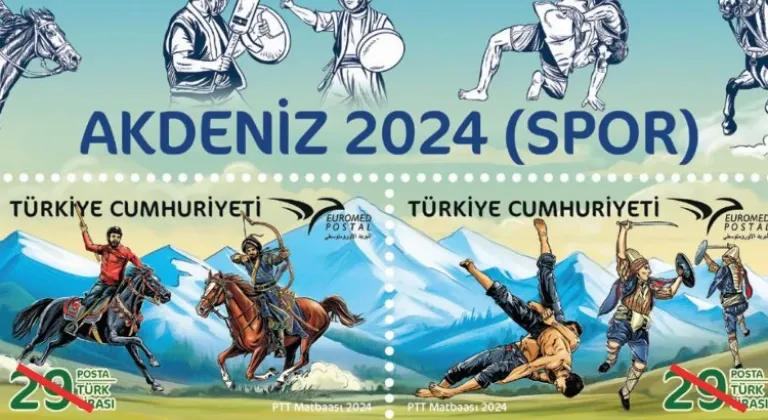 PTT, Akdeniz 2024 Spor Konulu Anma Pulunu Tedavüle Sundu