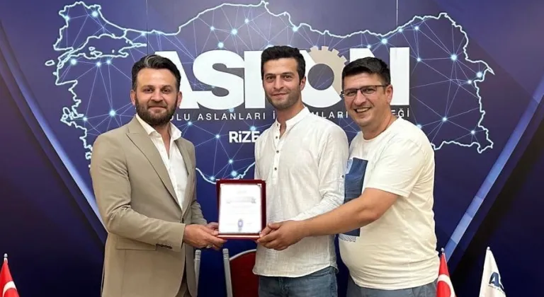 Rize Genç ASKON'da Genç İş İnsanına Devir Teslim!