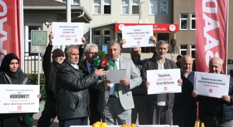 Saadet Partililer Bursa'dan seslendi: Çiftçine sahip çık!