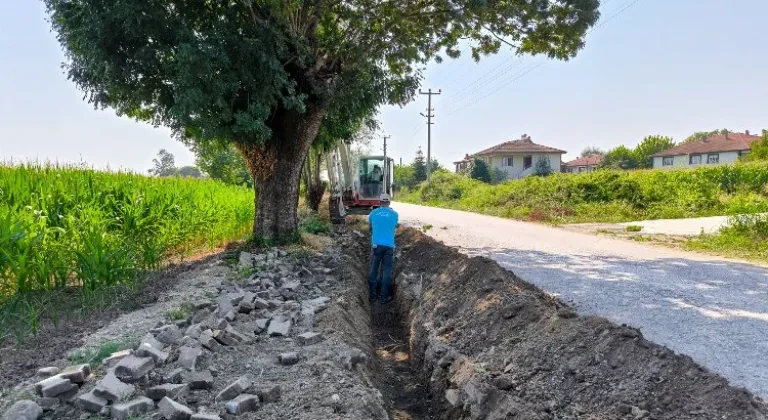 Sakarya Büyükşehir Belediyesi Şeyhköy ve Horozlar Mahallelerine Yeni İçme Suyu Hattı Kazandırıyor