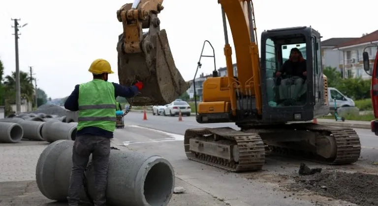 Sakarya Serdivan 1. Cadde’ye yeni kanalizasyon hattı