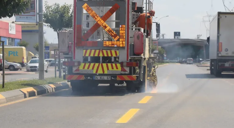 Sakarya YOLBAK ekiplerinden 'güvenli çizgi'leri yeniledi