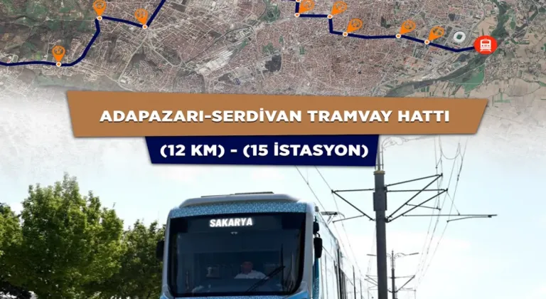 Sakarya'da raylı sistemde bir aşama daha