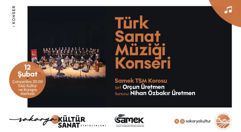 SAMEK Türk Sanat Müziği Korosu, Müzikseverlere Unutulmaz Bir Akşam Vaat Ediyor