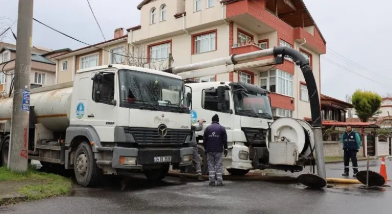 SASKİ'den Sakarya'da Kanalizasyon Hattında Dev Bakım ve Onarım Çalışması