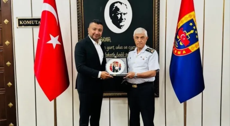 Serdar Özyurt, Jandarma Genel Komutanı Arif Çetin'i Ziyaret Etti