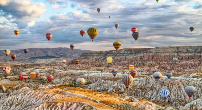 Sıcak hava balonları rekora uçtu!