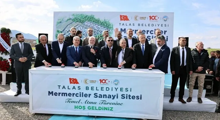 Talas Belediyesi Mermerciler İçin Modern Sanayi Sitesi Açıyor