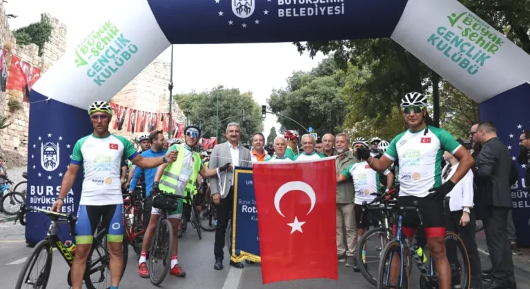 Tophane-Nilüfer-Mudanya Bisiklet Turu'yla yeşile pedalladılar