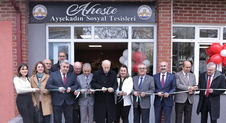 Trakya Üniversitesi Aheste Ayşekadın Sosyal Tesisleri Hizmete Açıldı