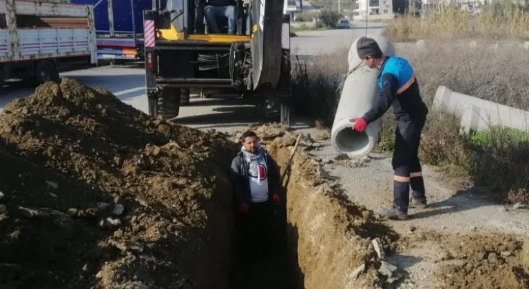 Turgutlu Fatih Sanayi'nde Yağmur Suyu Sorunu Tarihe Karıştı!