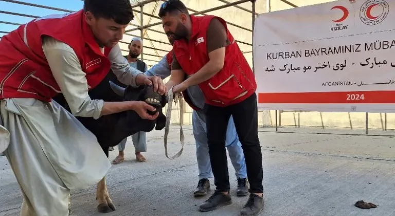 Türk Kızılay'ın kurban kesimleri 19 ülkede sürüyor