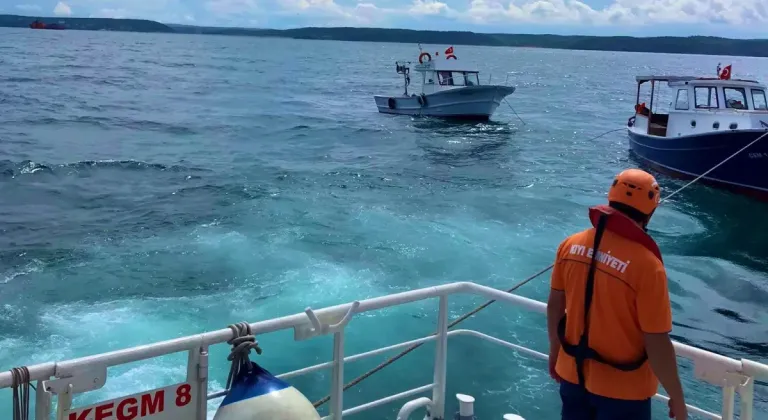 Türkeli Feneri açıklarında makine arızası yaptı