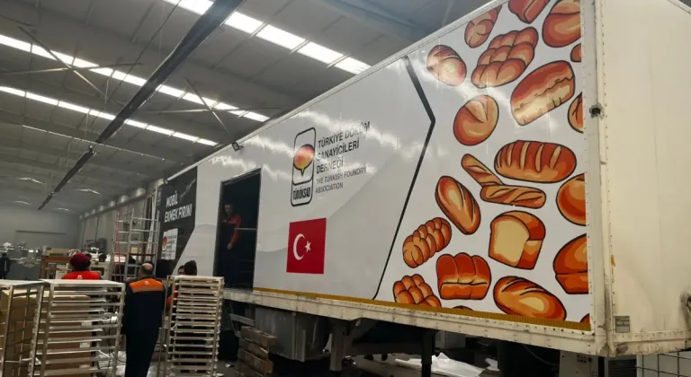 Türkiye Döküm Sanayicileri, Kızılay'a Mobil Ekmek Fırını Bağışladı