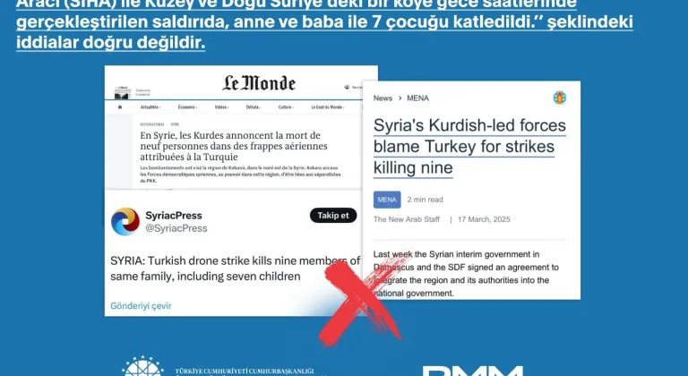 Türkiye SİHA'sı Suriye'ye Saldırdı İddialarına İlişkin Açıklama Geldi